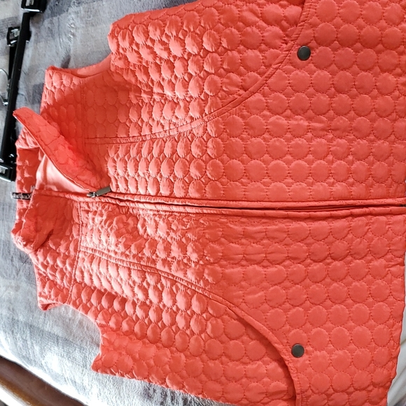 kate park Jackets & Blazers - Coral vest